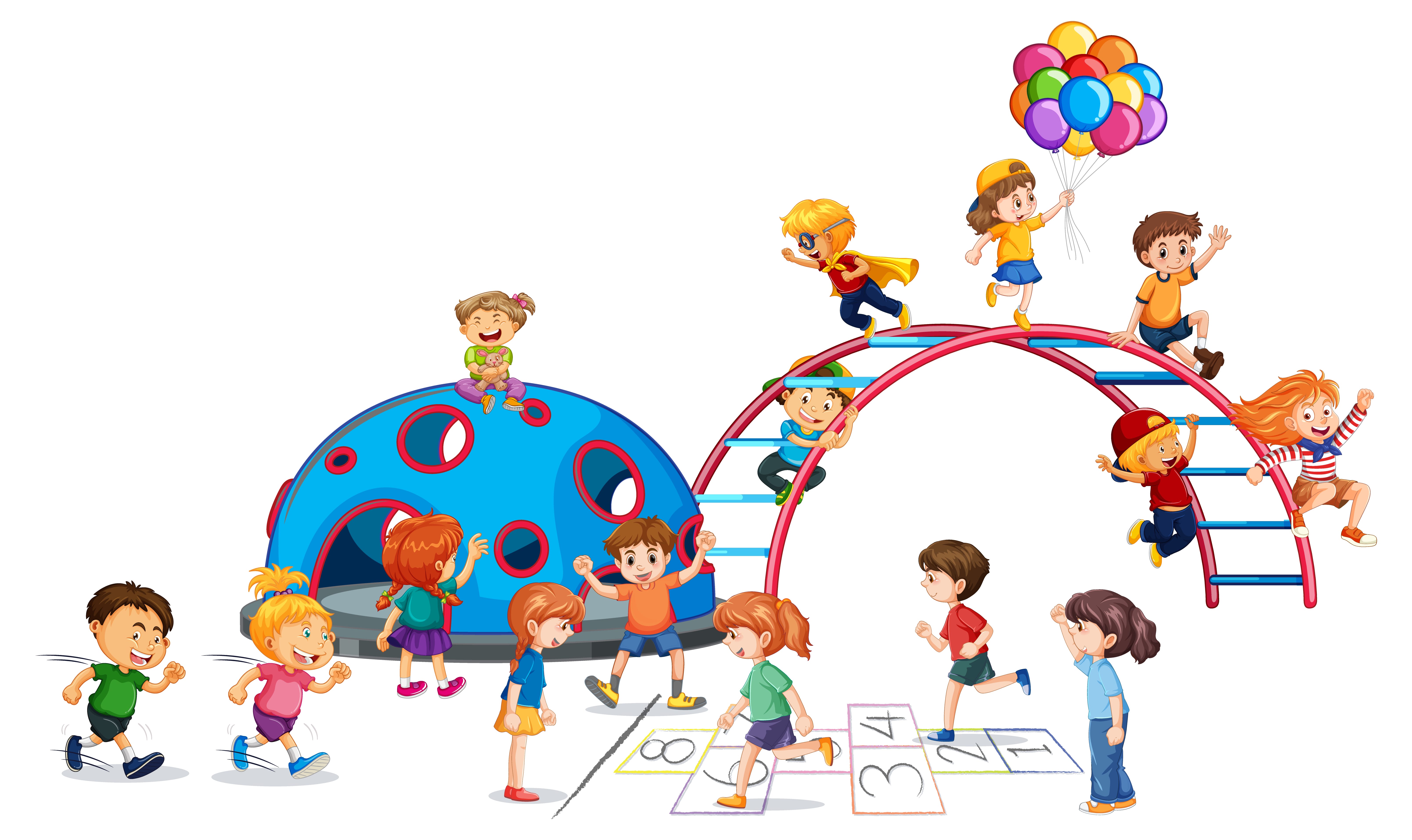 Happy children learning at Kidzee Padur